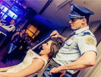Male stripper Cop - Police routine