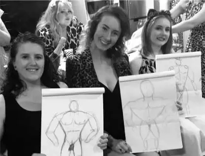 Hens Party Life Drawing 4